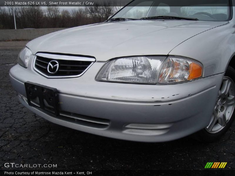Silver Frost Metallic / Gray 2001 Mazda 626 LX V6
