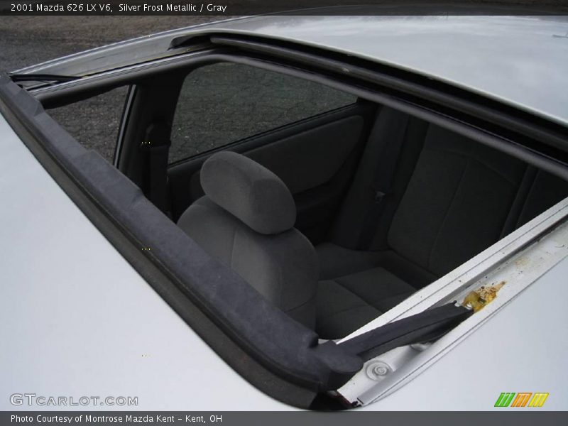 Silver Frost Metallic / Gray 2001 Mazda 626 LX V6