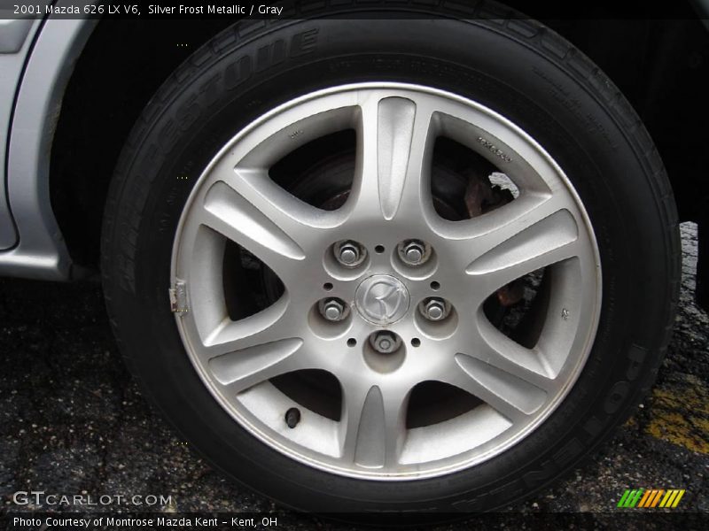 Silver Frost Metallic / Gray 2001 Mazda 626 LX V6