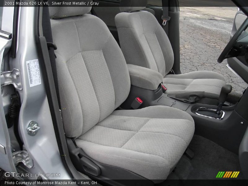 Silver Frost Metallic / Gray 2001 Mazda 626 LX V6