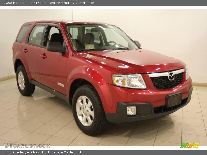 Redfire Metallic / Camel Beige 2008 Mazda Tribute i Sport