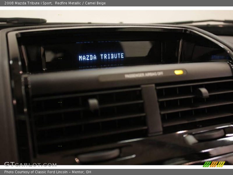 Redfire Metallic / Camel Beige 2008 Mazda Tribute i Sport