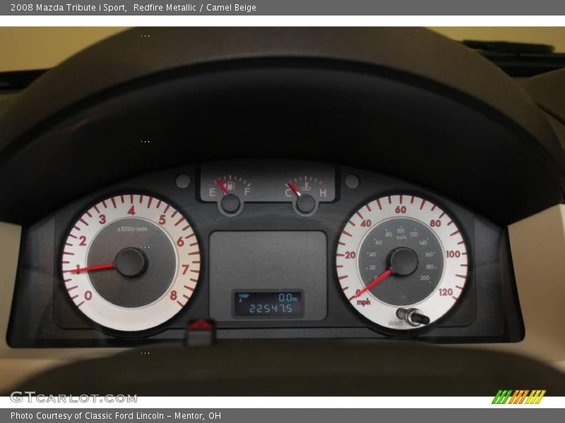 Redfire Metallic / Camel Beige 2008 Mazda Tribute i Sport