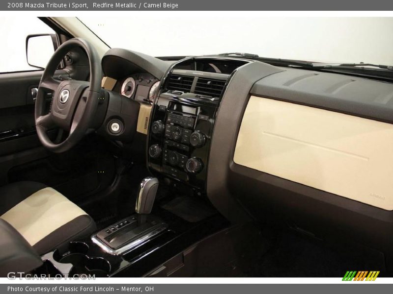 Redfire Metallic / Camel Beige 2008 Mazda Tribute i Sport