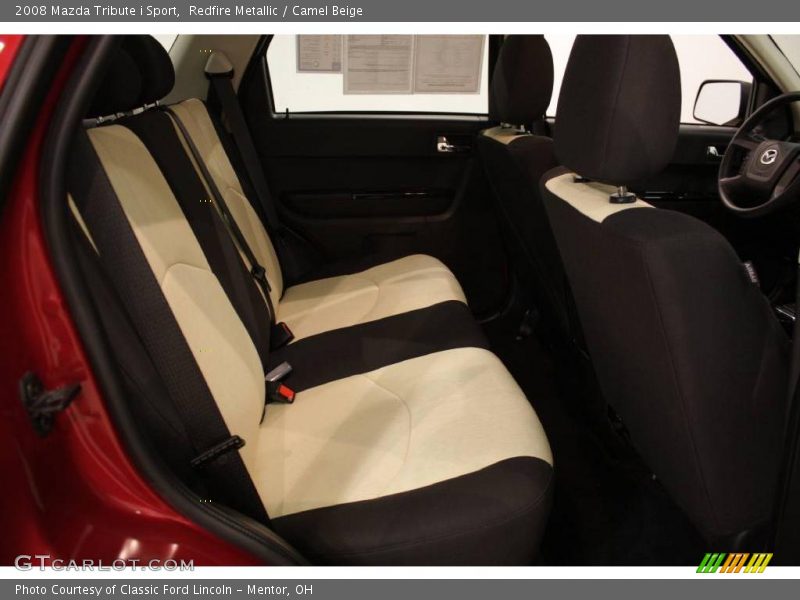 Redfire Metallic / Camel Beige 2008 Mazda Tribute i Sport