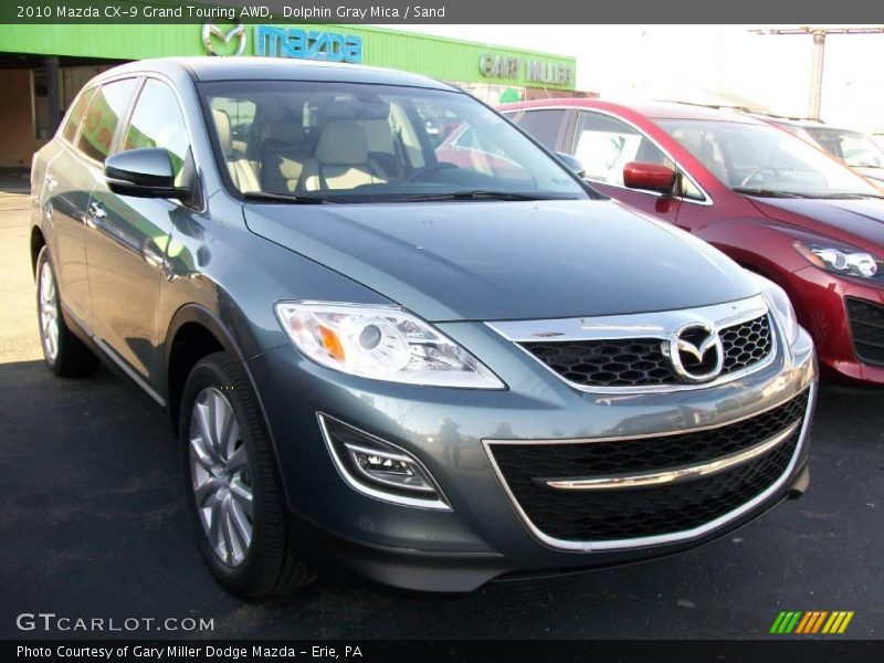 Dolphin Gray Mica / Sand 2010 Mazda CX-9 Grand Touring AWD