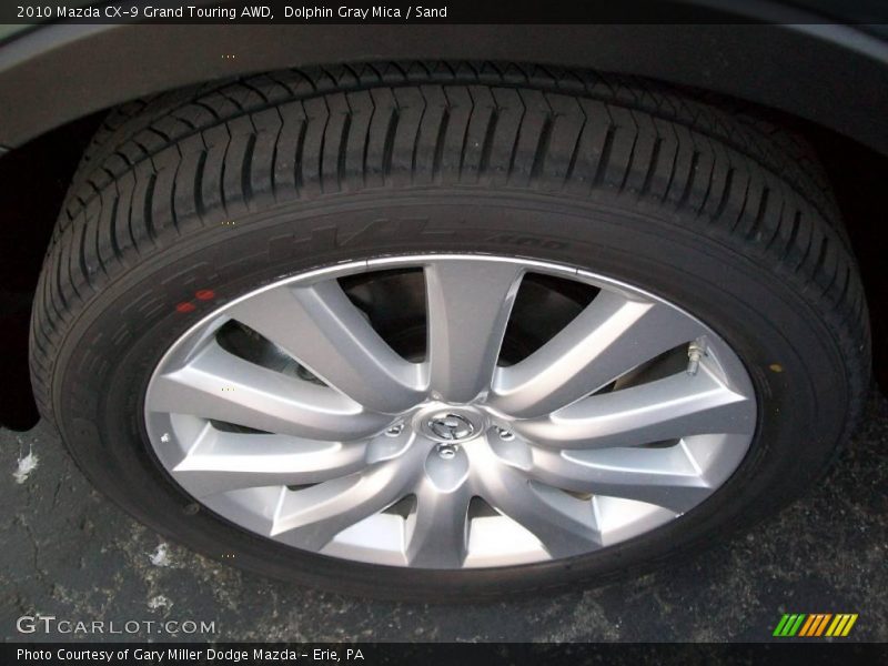 Dolphin Gray Mica / Sand 2010 Mazda CX-9 Grand Touring AWD