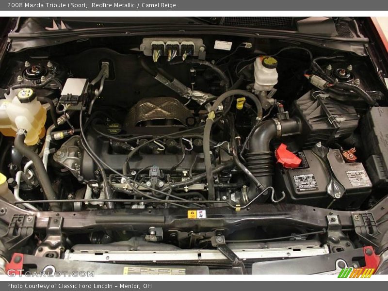 Redfire Metallic / Camel Beige 2008 Mazda Tribute i Sport