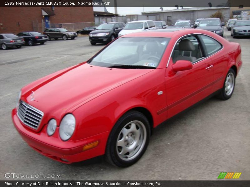 Magma Red / Ash 1999 Mercedes-Benz CLK 320 Coupe