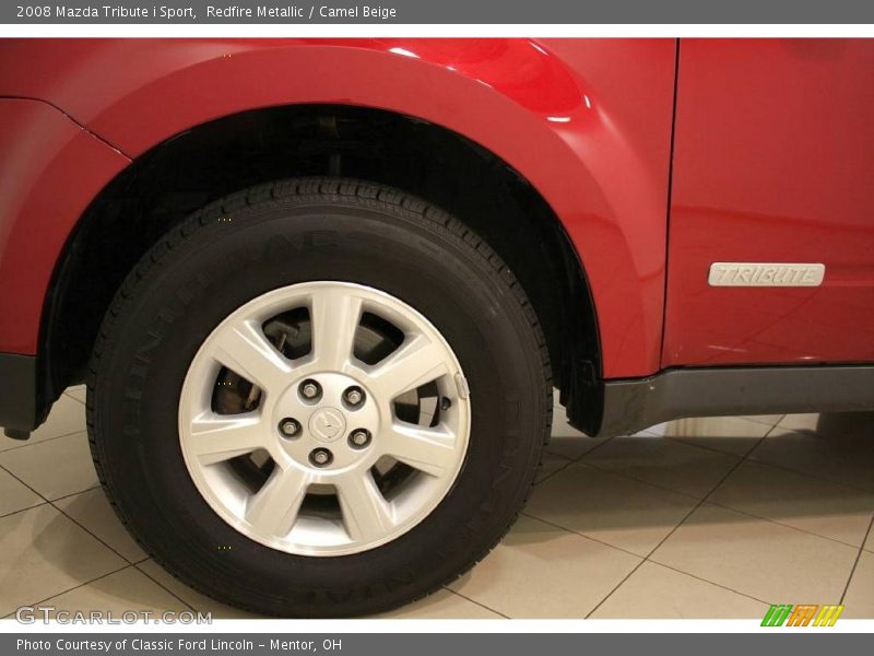 Redfire Metallic / Camel Beige 2008 Mazda Tribute i Sport