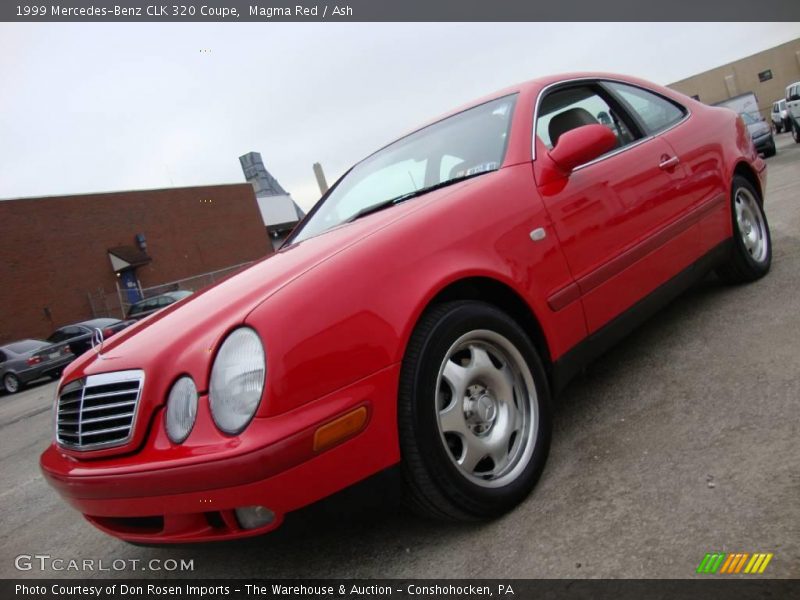 Magma Red / Ash 1999 Mercedes-Benz CLK 320 Coupe