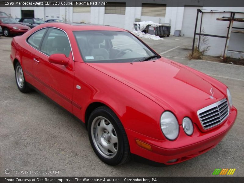 Magma Red / Ash 1999 Mercedes-Benz CLK 320 Coupe