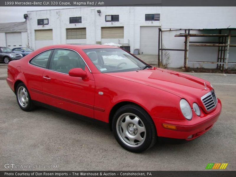 Magma Red / Ash 1999 Mercedes-Benz CLK 320 Coupe