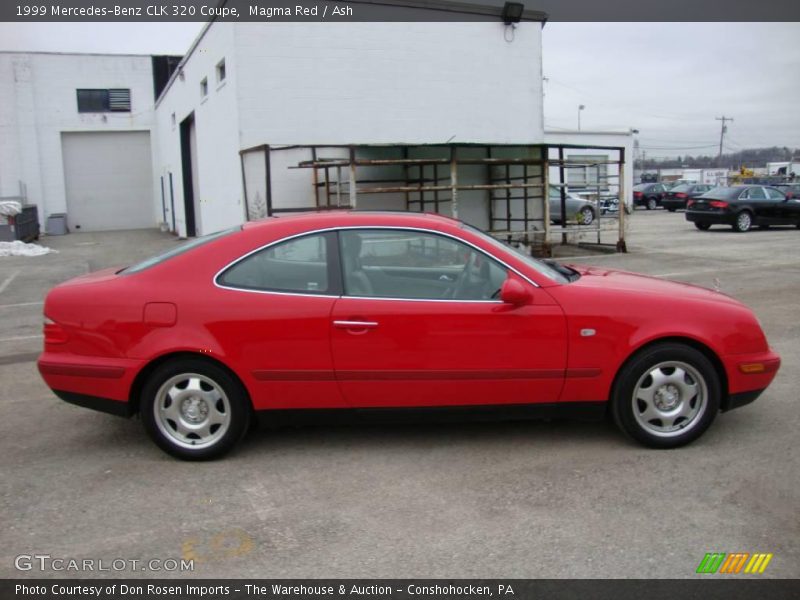 Magma Red / Ash 1999 Mercedes-Benz CLK 320 Coupe