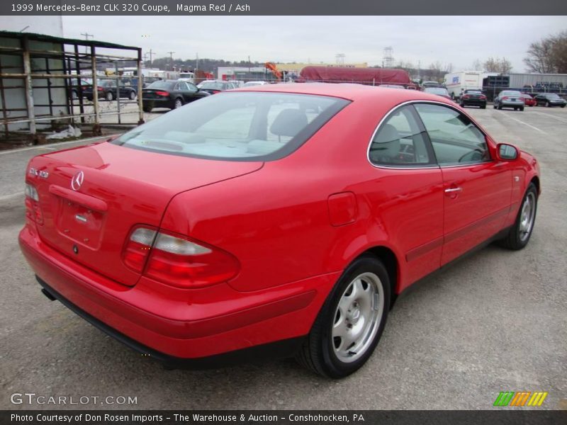 Magma Red / Ash 1999 Mercedes-Benz CLK 320 Coupe