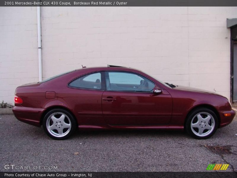 Bordeaux Red Metallic / Oyster 2001 Mercedes-Benz CLK 430 Coupe
