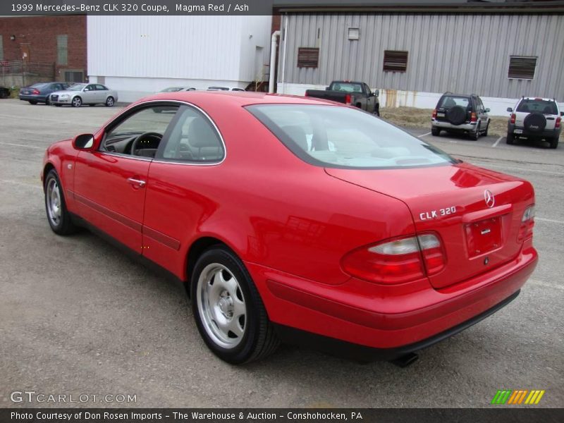 Magma Red / Ash 1999 Mercedes-Benz CLK 320 Coupe
