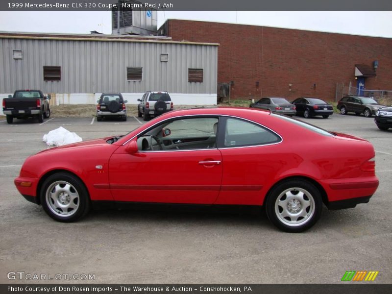 Magma Red / Ash 1999 Mercedes-Benz CLK 320 Coupe