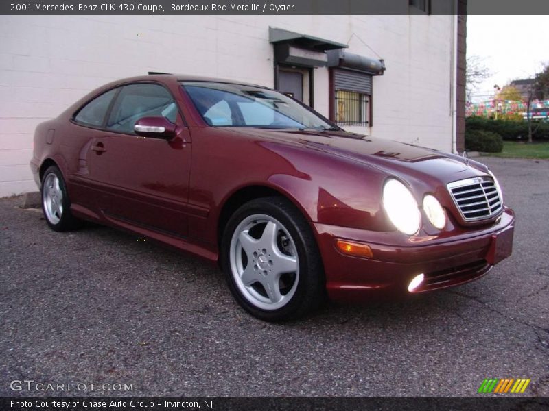 Bordeaux Red Metallic / Oyster 2001 Mercedes-Benz CLK 430 Coupe