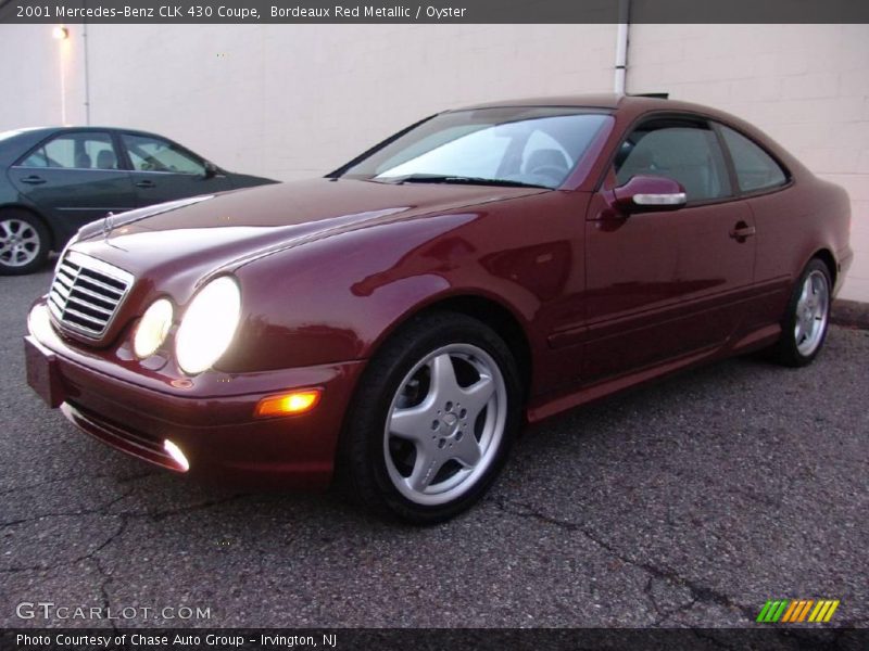Bordeaux Red Metallic / Oyster 2001 Mercedes-Benz CLK 430 Coupe