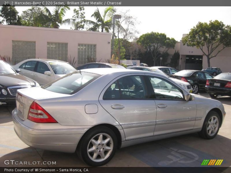 Brilliant Silver Metallic / Charcoal 2002 Mercedes-Benz C 320 Sedan