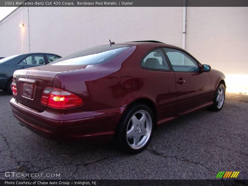 Bordeaux Red Metallic / Oyster 2001 Mercedes-Benz CLK 430 Coupe