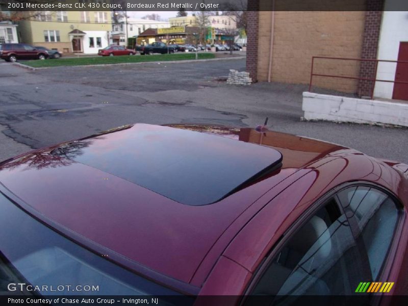 Bordeaux Red Metallic / Oyster 2001 Mercedes-Benz CLK 430 Coupe