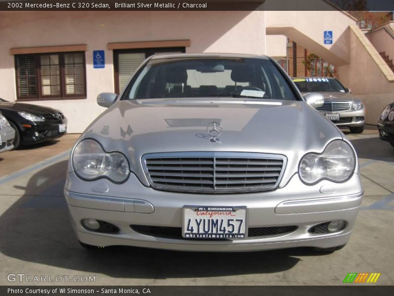 Brilliant Silver Metallic / Charcoal 2002 Mercedes-Benz C 320 Sedan
