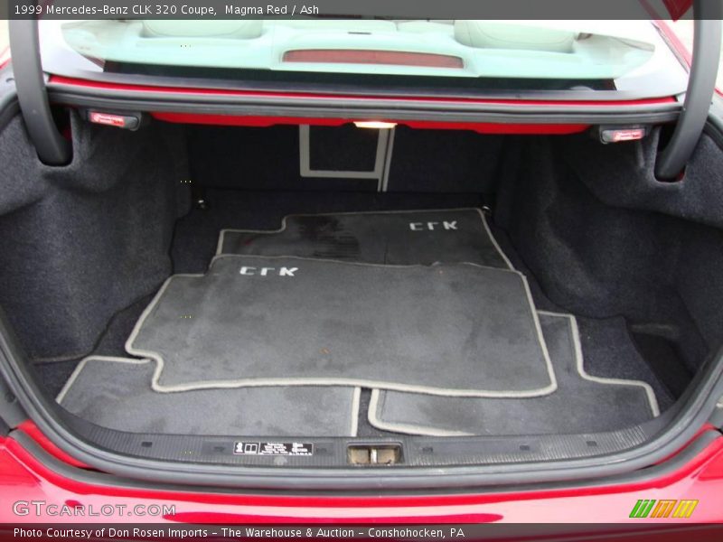Magma Red / Ash 1999 Mercedes-Benz CLK 320 Coupe