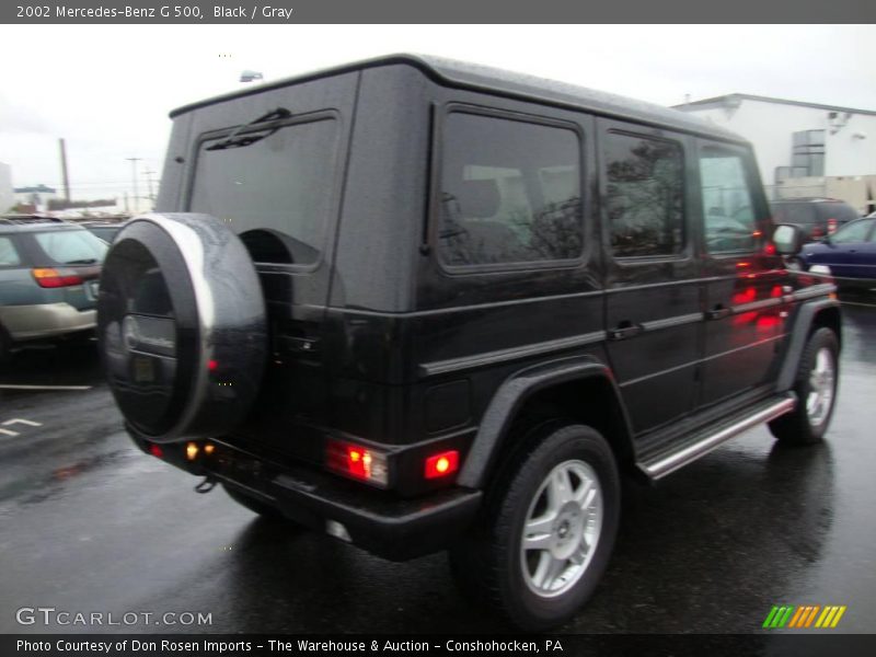 Black / Gray 2002 Mercedes-Benz G 500