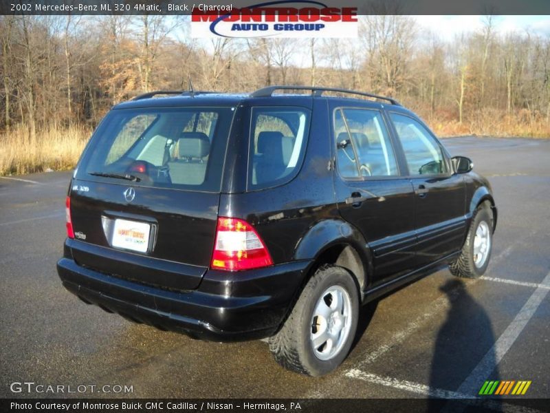 Black / Charcoal 2002 Mercedes-Benz ML 320 4Matic