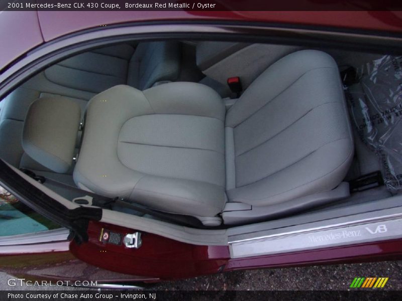 Bordeaux Red Metallic / Oyster 2001 Mercedes-Benz CLK 430 Coupe