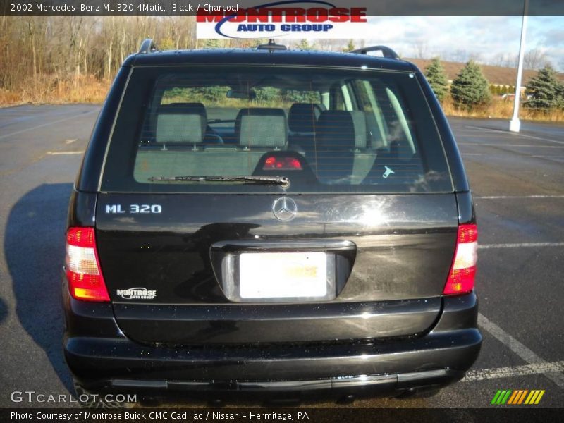 Black / Charcoal 2002 Mercedes-Benz ML 320 4Matic