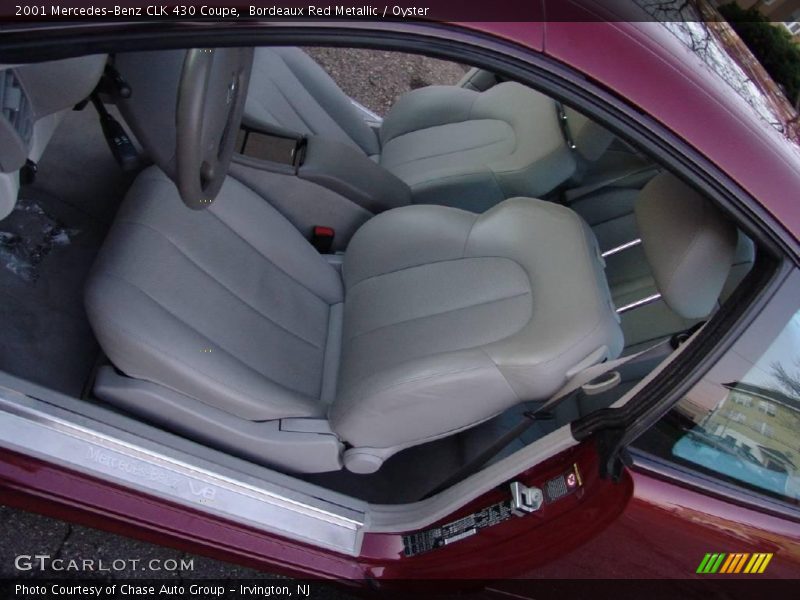 Bordeaux Red Metallic / Oyster 2001 Mercedes-Benz CLK 430 Coupe