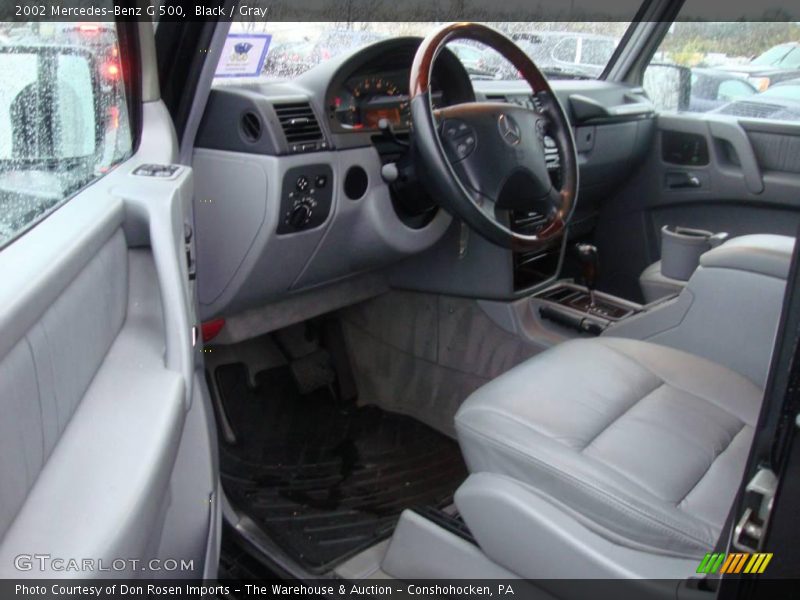 Black / Gray 2002 Mercedes-Benz G 500