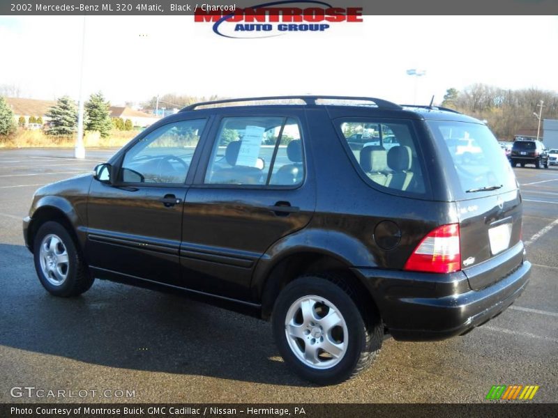 Black / Charcoal 2002 Mercedes-Benz ML 320 4Matic