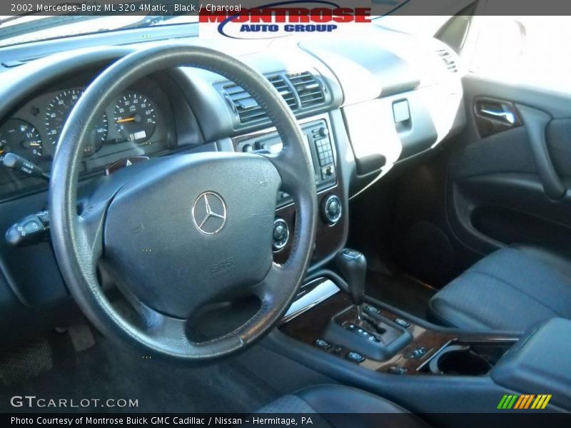 Black / Charcoal 2002 Mercedes-Benz ML 320 4Matic