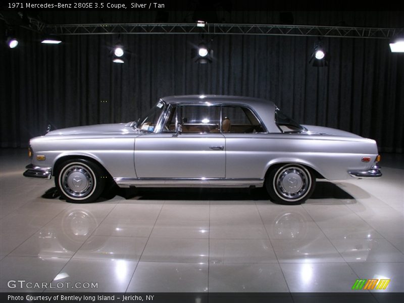 Silver / Tan 1971 Mercedes-Benz 280SE 3.5 Coupe