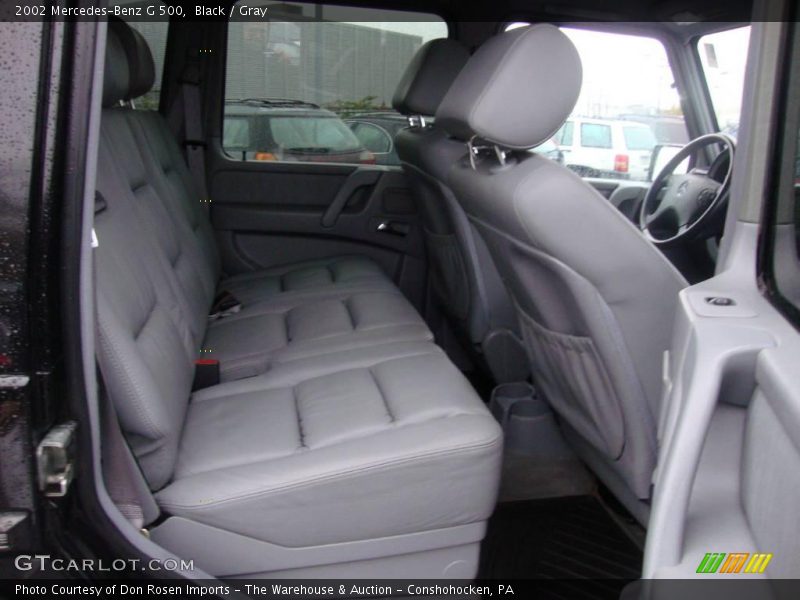 Black / Gray 2002 Mercedes-Benz G 500