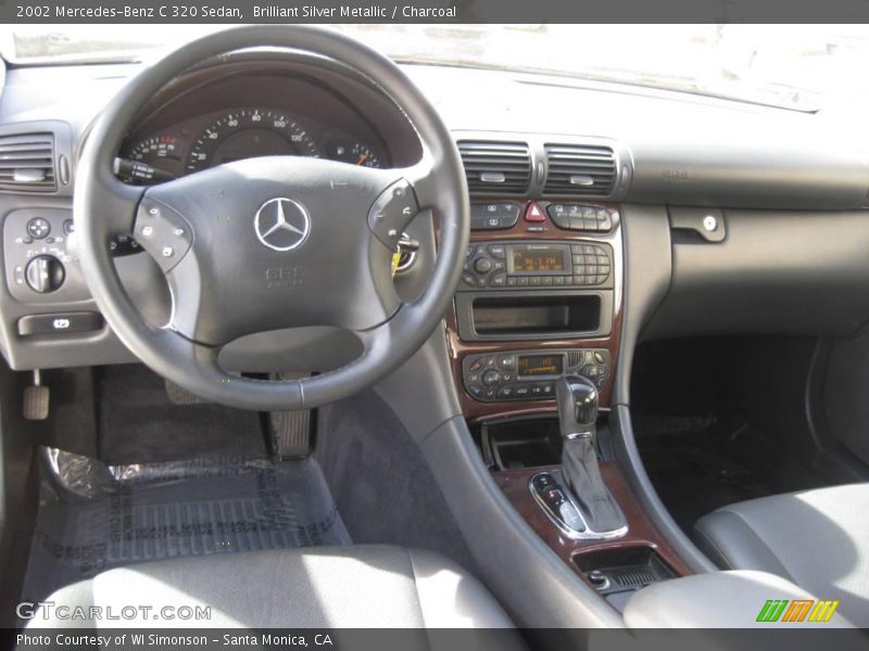 Brilliant Silver Metallic / Charcoal 2002 Mercedes-Benz C 320 Sedan