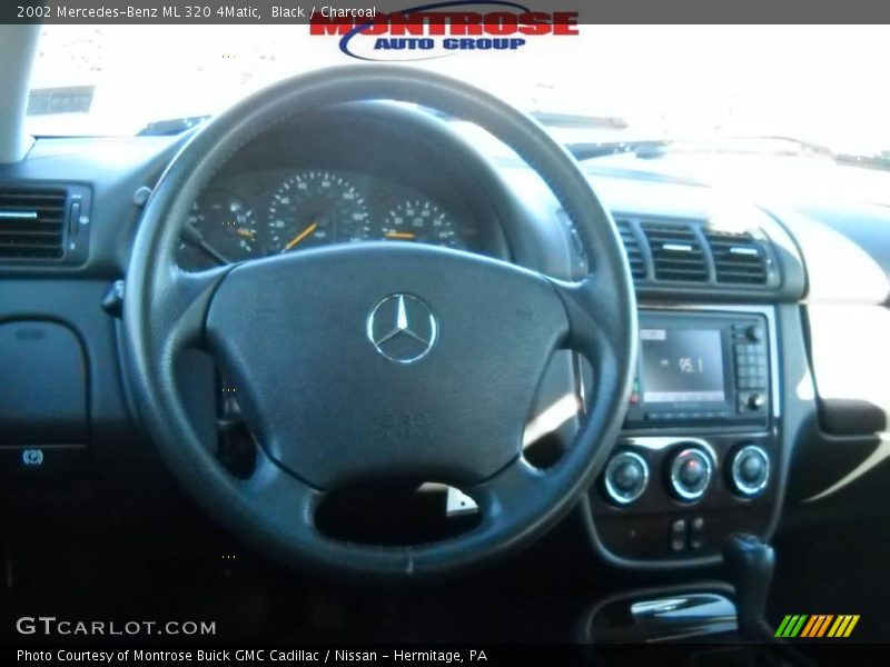 Black / Charcoal 2002 Mercedes-Benz ML 320 4Matic