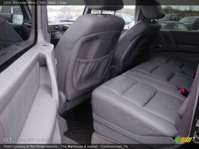 Black / Gray 2002 Mercedes-Benz G 500