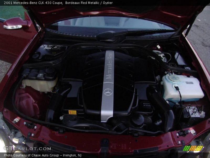 Bordeaux Red Metallic / Oyster 2001 Mercedes-Benz CLK 430 Coupe