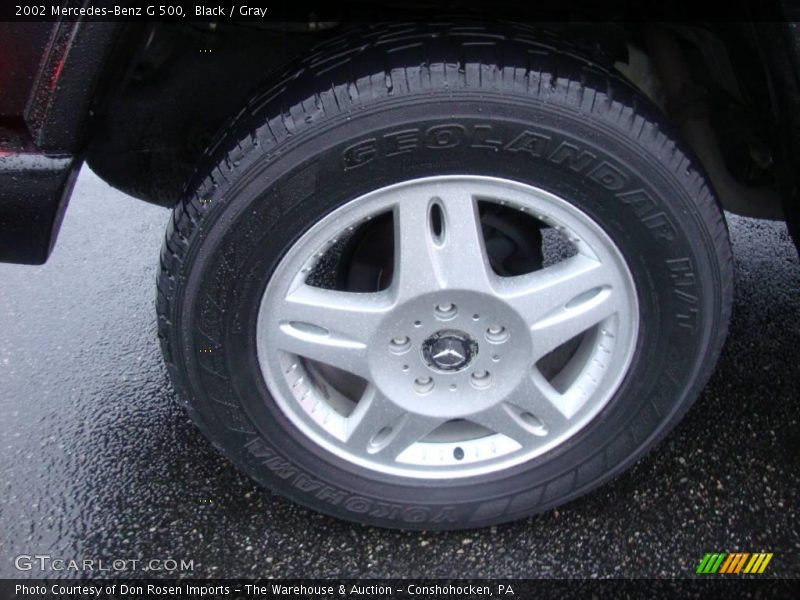 Black / Gray 2002 Mercedes-Benz G 500