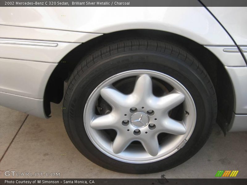 Brilliant Silver Metallic / Charcoal 2002 Mercedes-Benz C 320 Sedan