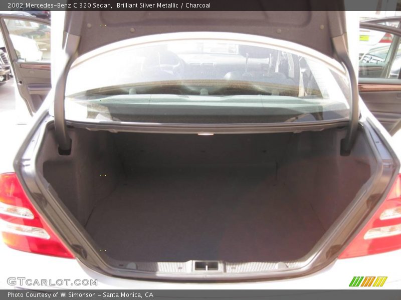 Brilliant Silver Metallic / Charcoal 2002 Mercedes-Benz C 320 Sedan