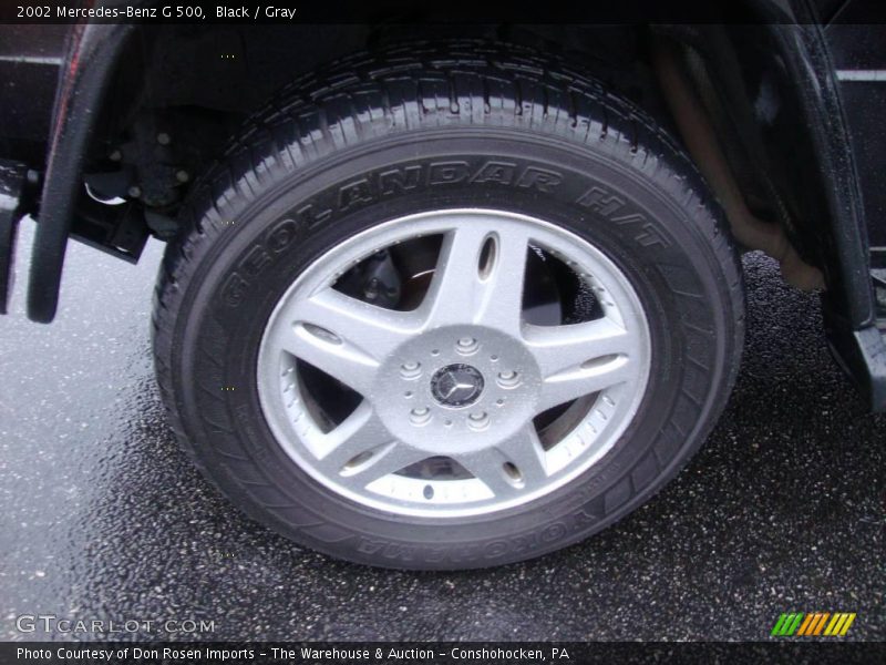 Black / Gray 2002 Mercedes-Benz G 500