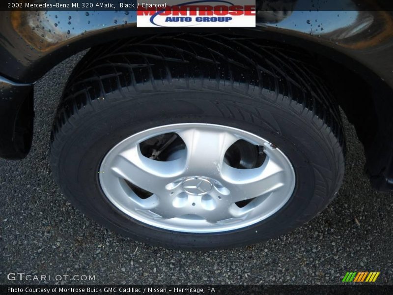 Black / Charcoal 2002 Mercedes-Benz ML 320 4Matic