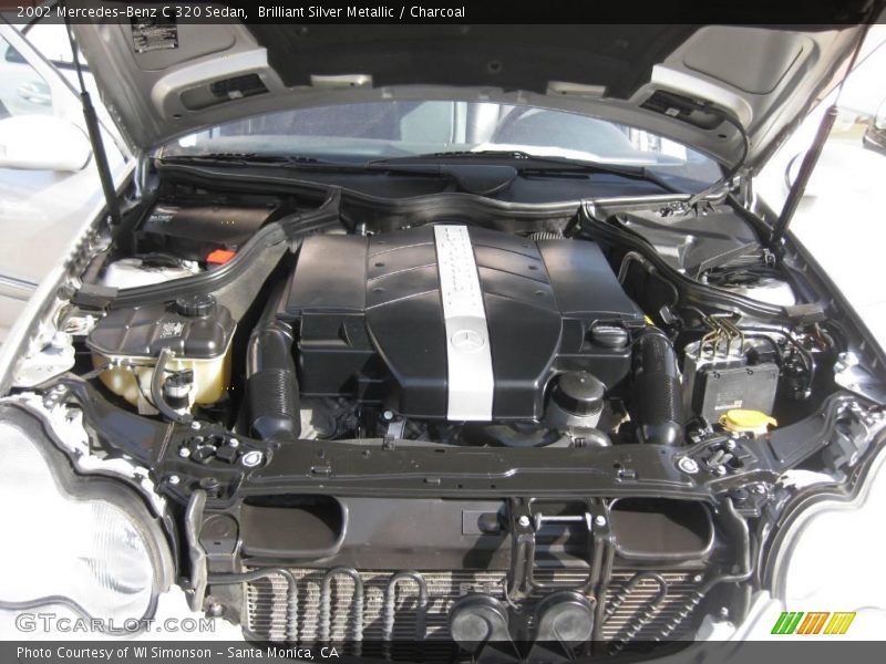Brilliant Silver Metallic / Charcoal 2002 Mercedes-Benz C 320 Sedan