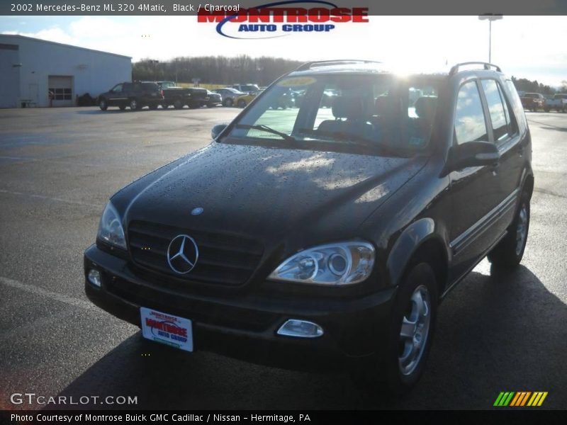 Black / Charcoal 2002 Mercedes-Benz ML 320 4Matic